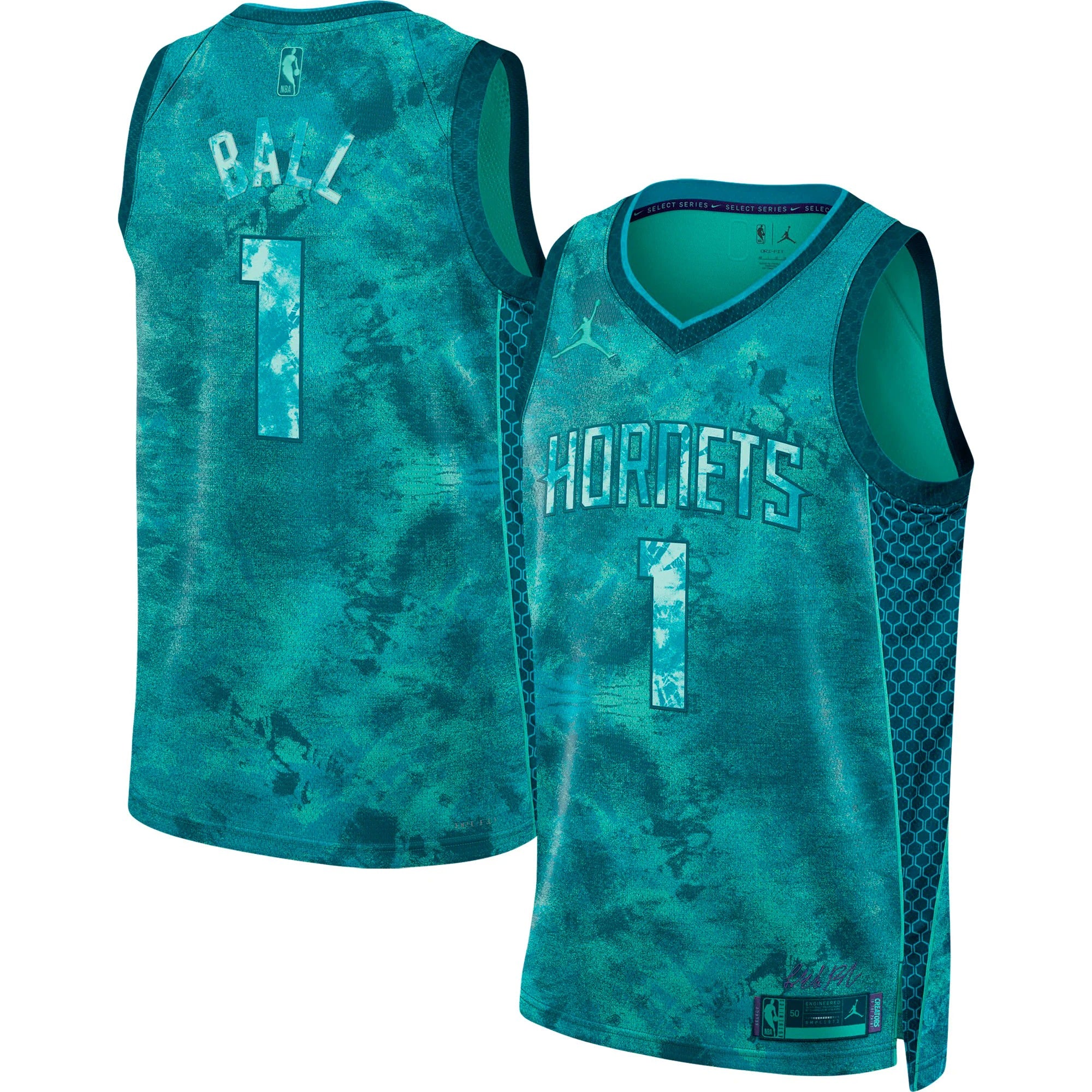 Charlotte Hornets Lamelo Ball Select Series Jersey 2023