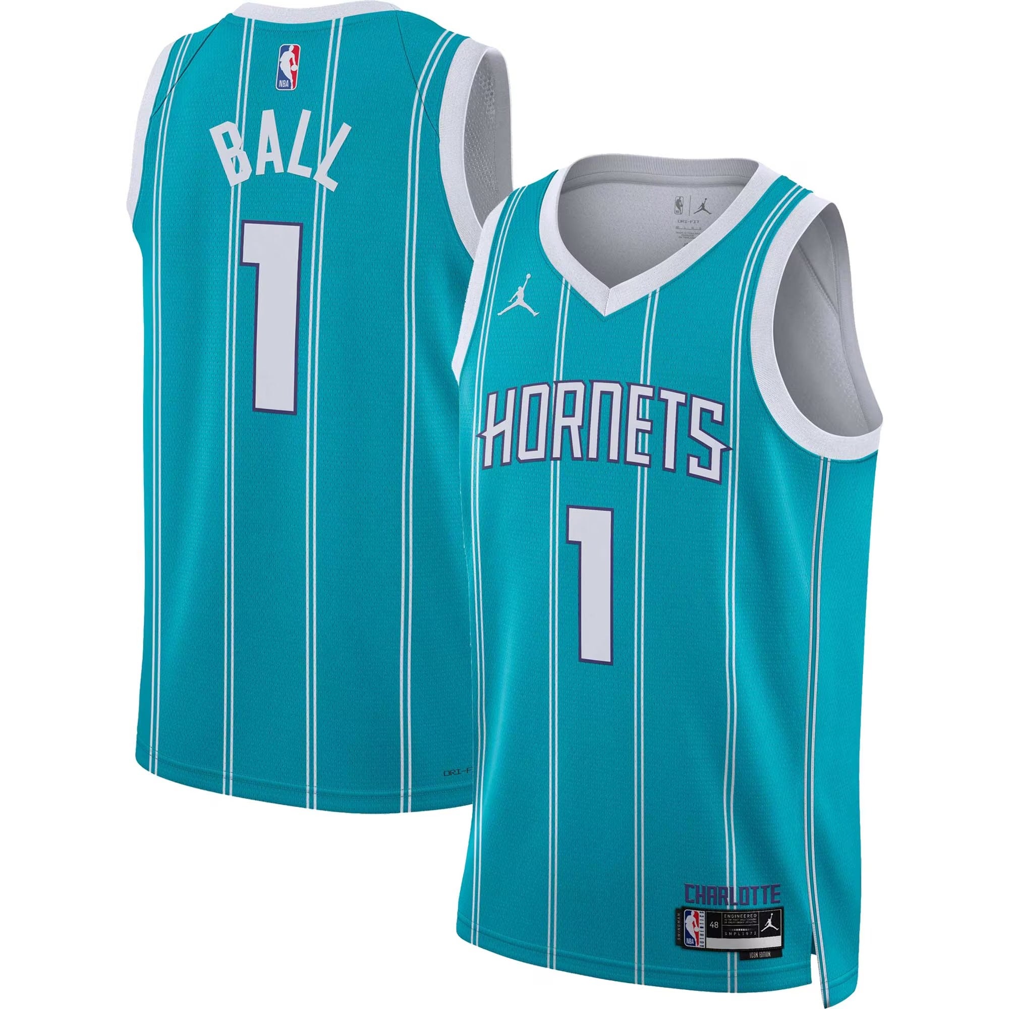 Charlotte Hornets Association Edition Jersey Blue