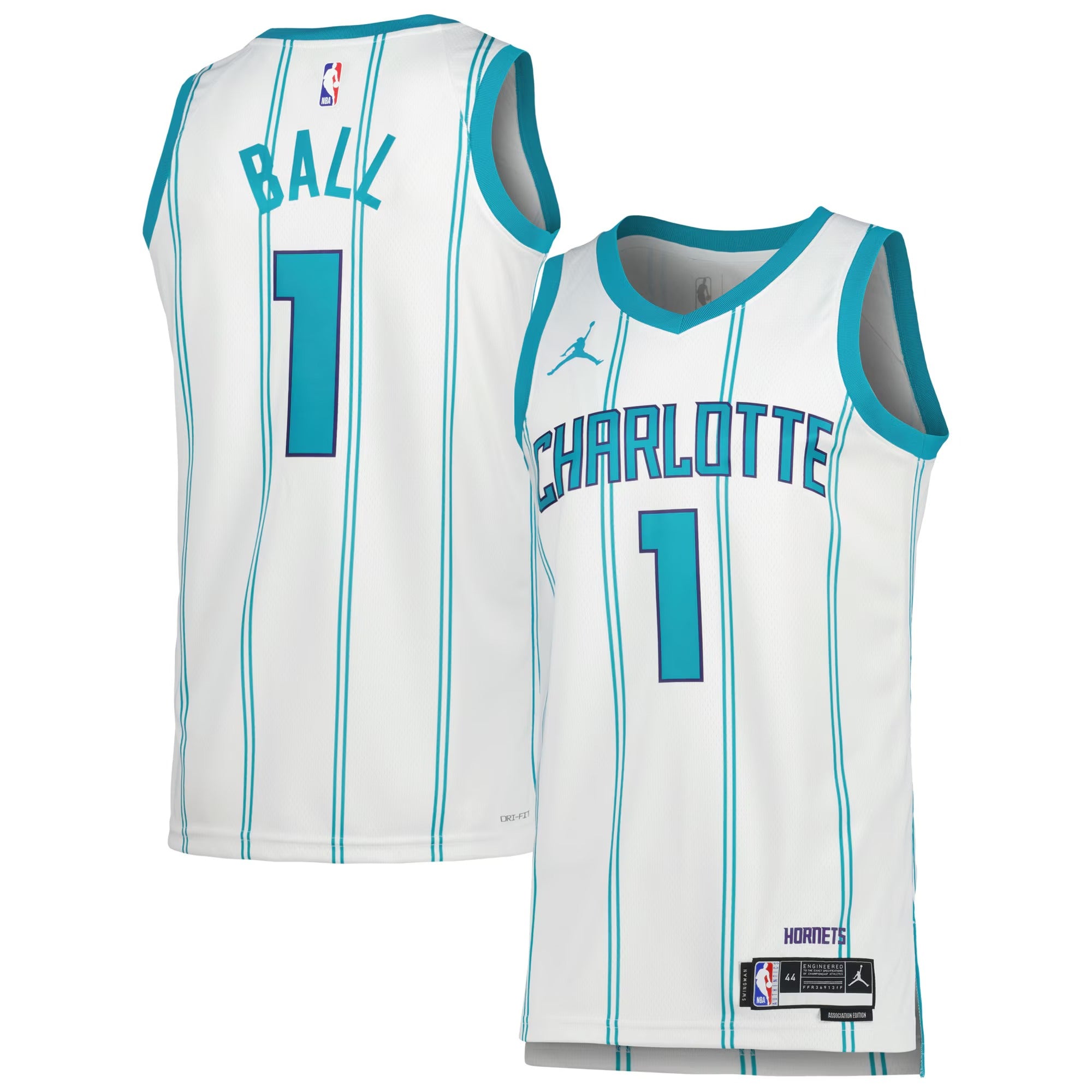 Charlotte Hornets Association Edition Jersey White