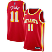 Atlanta Hawks Icon Edition Jersey Red