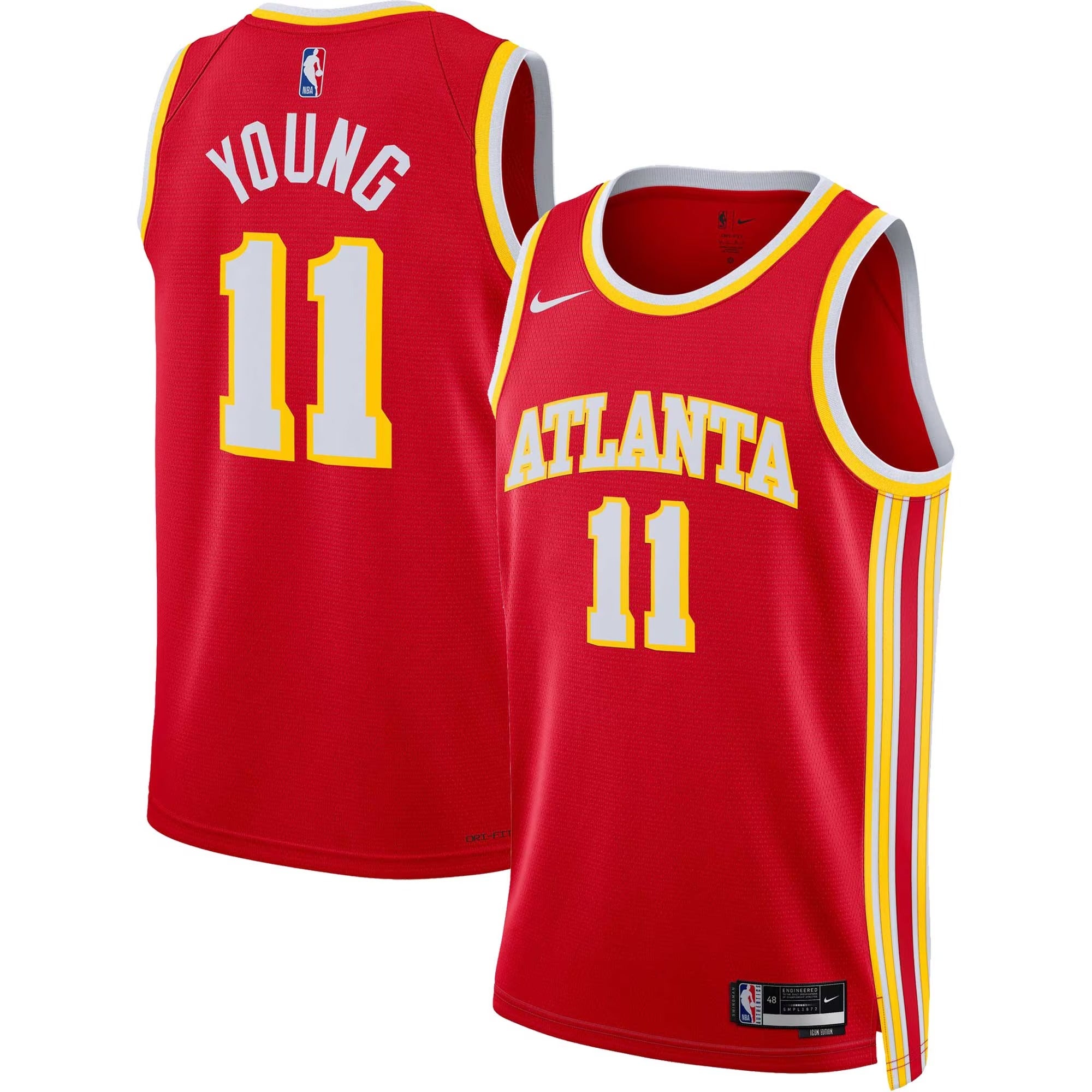 Atlanta Hawks Icon Edition Jersey Red