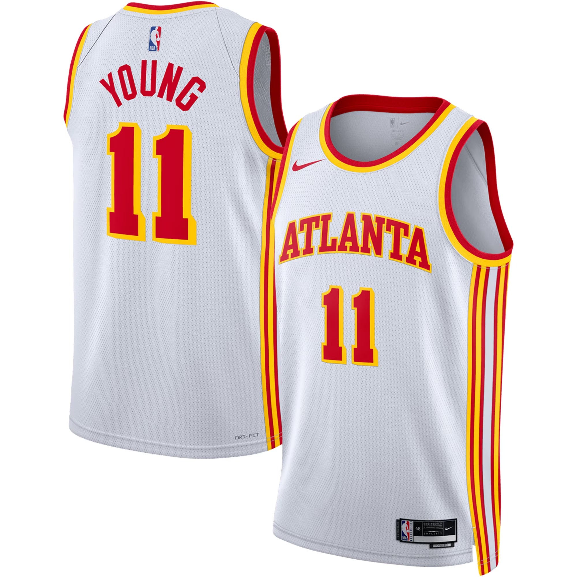 Atlanta Hawks Association Edition Jersey White